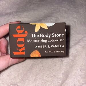 Amber & Vanilla Moisturizing Lotion Bar